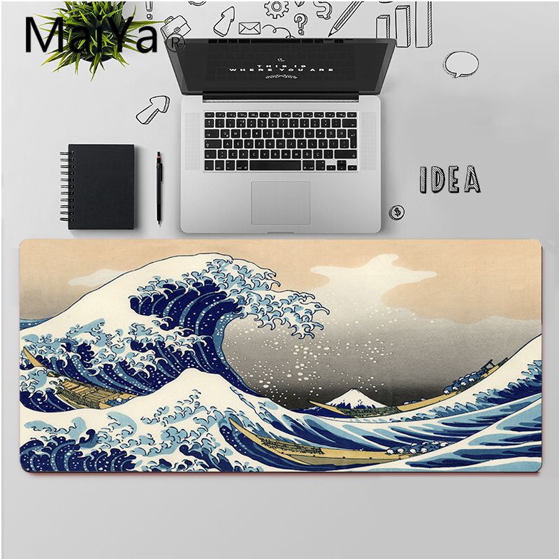 Maiya stor bølgekunst smuk anime musemåtte stor musemåtte tastaturer måtte
