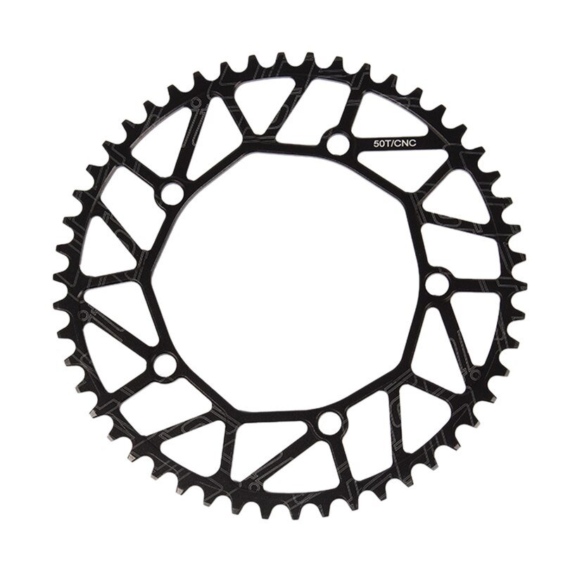 Pédalier Litepro Fixie Singlespeed 46 Dents - Noir 130 Mm - Pour Vélo De Course