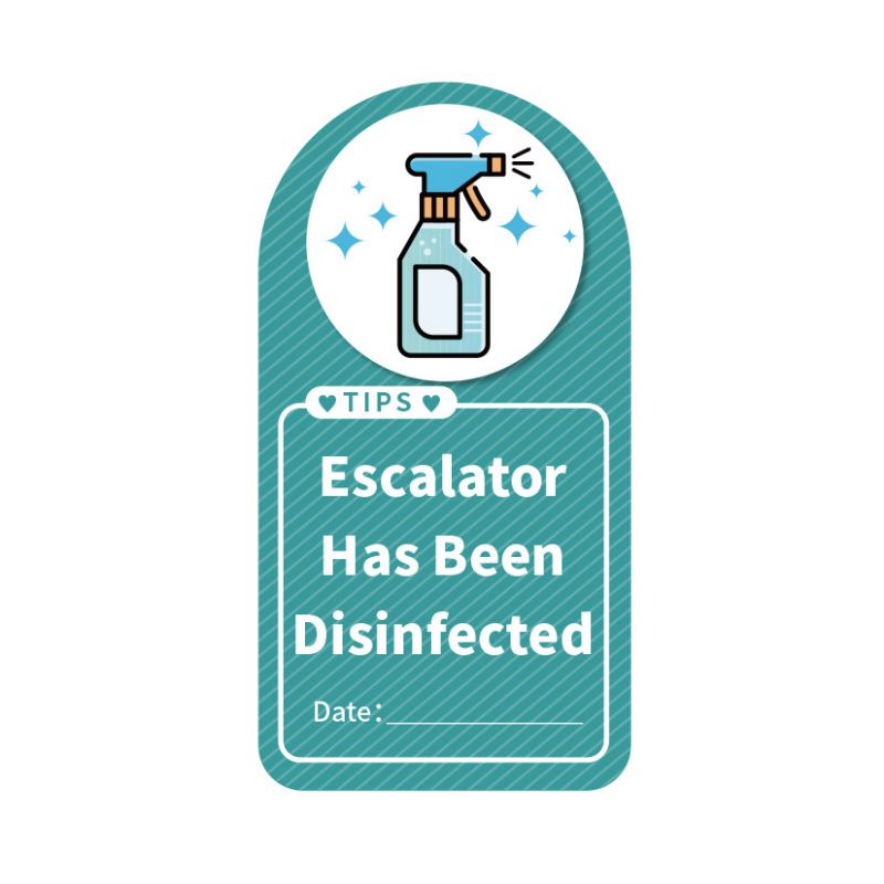 Acrylic Signage Stickers Prevention Signs Welcome Sign Shop Warning Sign Shop Disinfected Sign For Restaurant School Office: A13