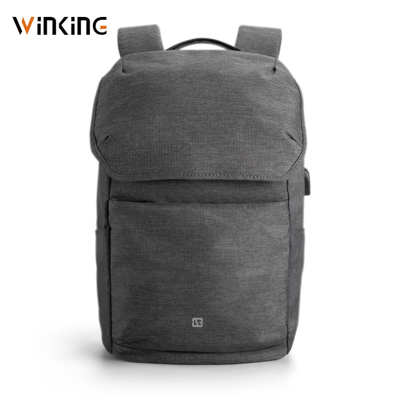 Kingsons  wk 15.6 "laptop rygsæk ekstern usb-opladning computer rygsække anti-tyveri vandtætte tasker til mænd kvinder stil