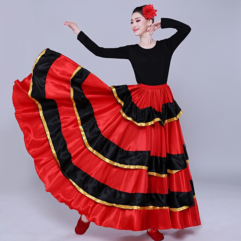 Neue Spanisch Flamenco Felsen Stierkampf Bauchtanz Kleid Kostümich Bühne Leistung Party verrotten Felsen Frauen Weibliche Kleidung DL5157