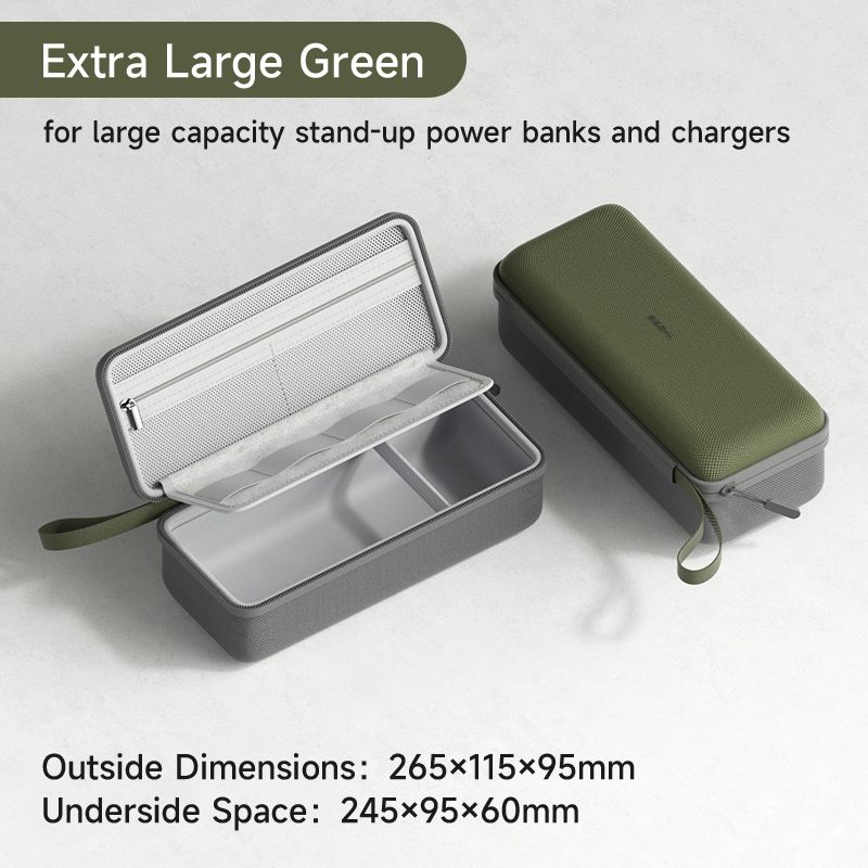 Hagibis-organizador electrónico de viaje, bolsa organizadora de cables, Estuche de transporte portátil para cargador de Cable, tarjeta SD, ratón, banco de energía