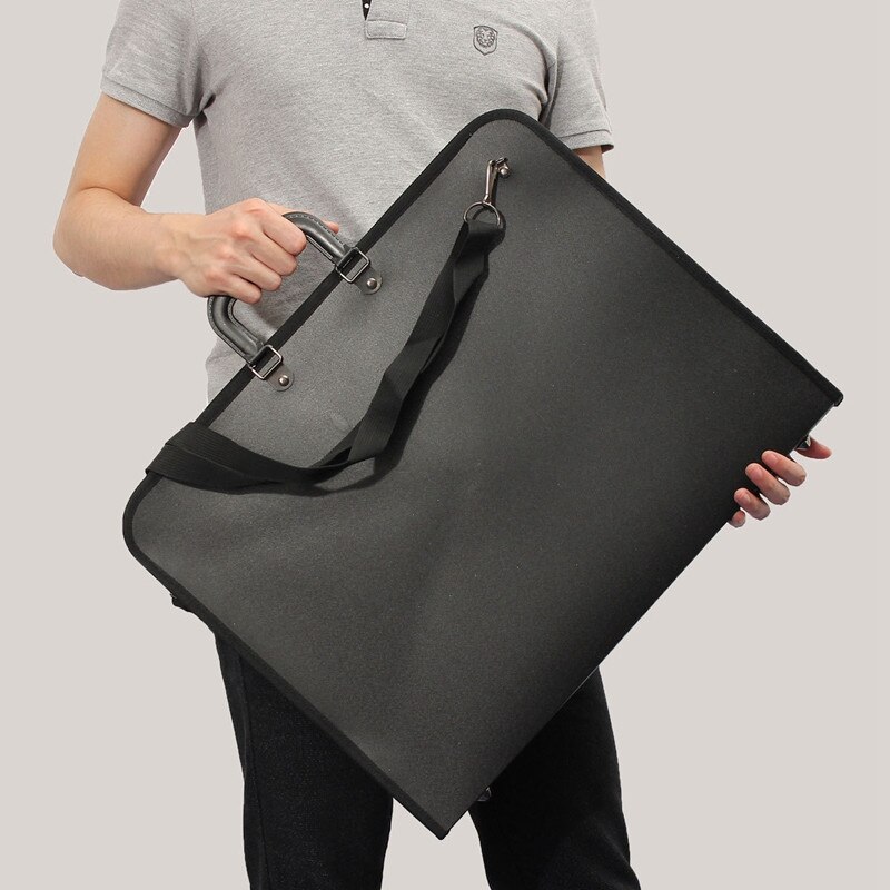 A2 portefeuille de peinture en expansion, sac de dossier, organisateur de fichiers pour Documents, mallette de transport, sac de bureau à fermeture éclair, papeterie fournitures scolaires