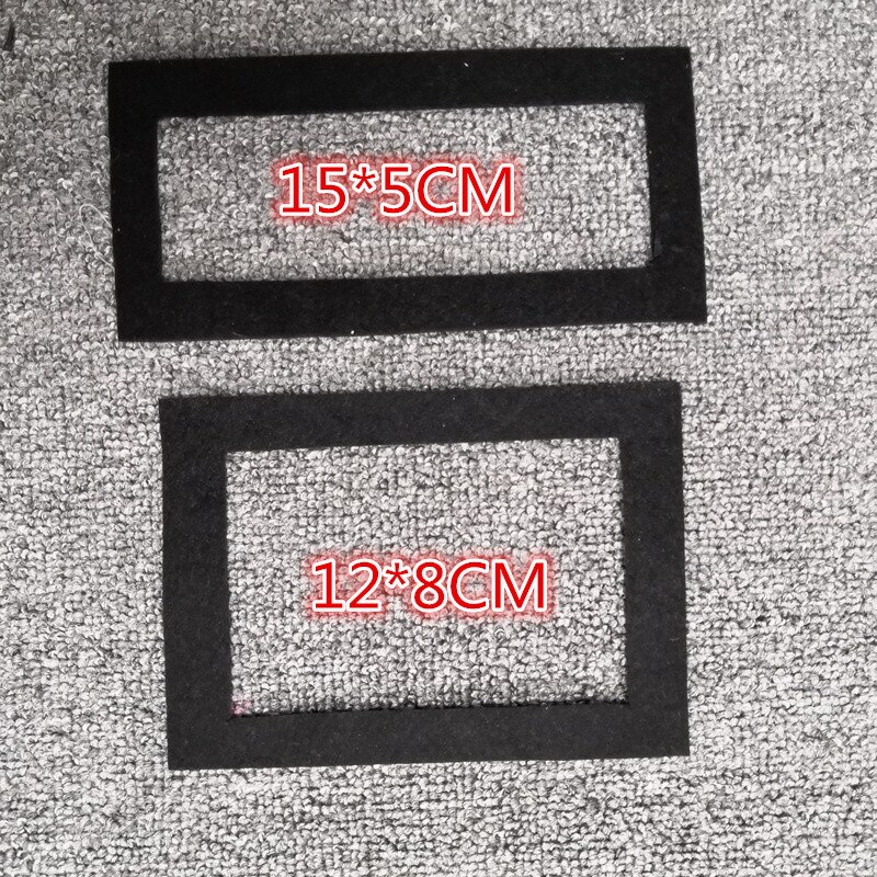 Cadres pour couvertures de jalon du 100ème anniversaire,accessoires de photographie, photo de la pleine lune, en feutre,: 2pcs black