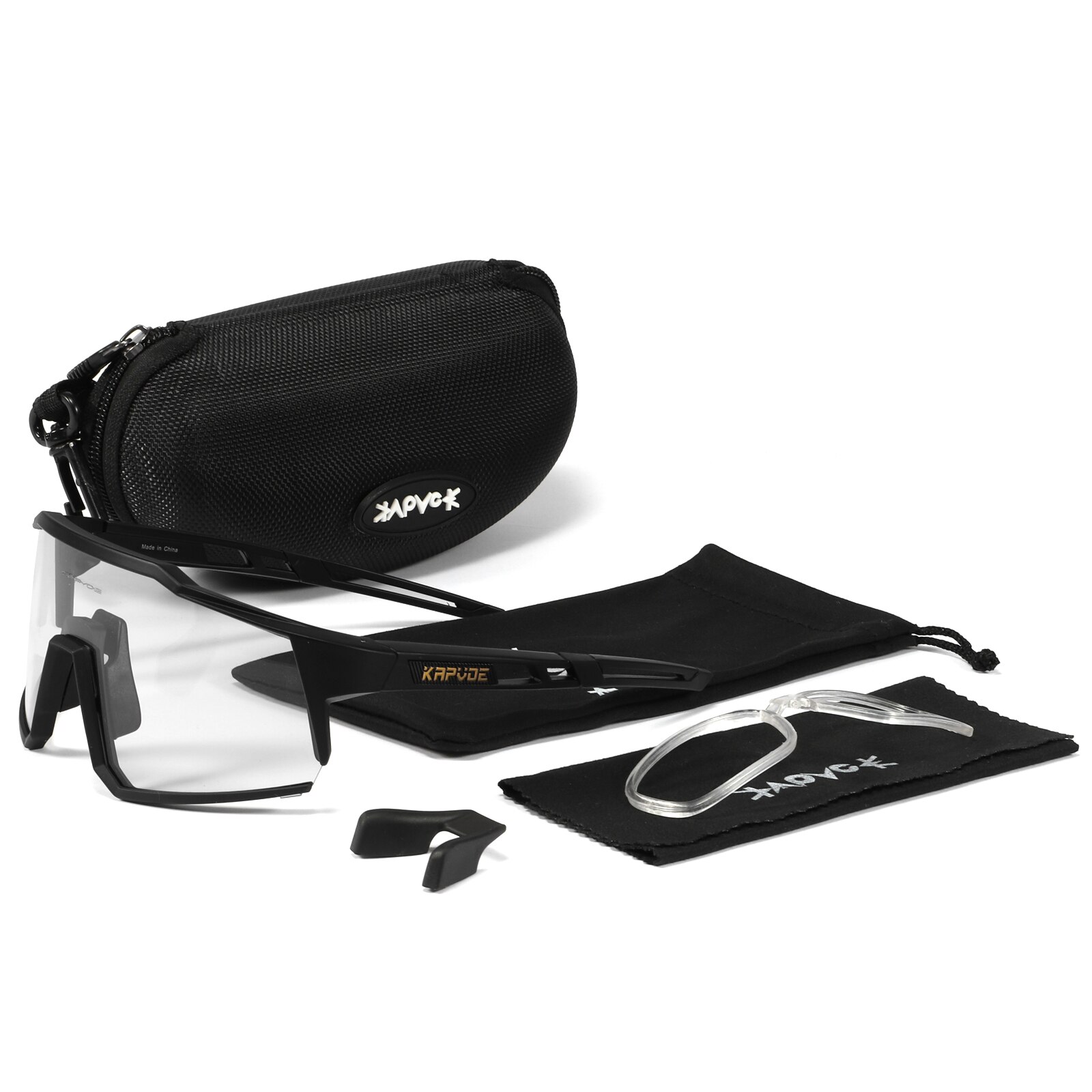 Kapvoe-gafas de sol fotocromáticas para hombre, lentes de sol fotocromáticas para pesca, viajes, conducción, ciclismo, acampada, senderismo, UV400, novedad de: 04