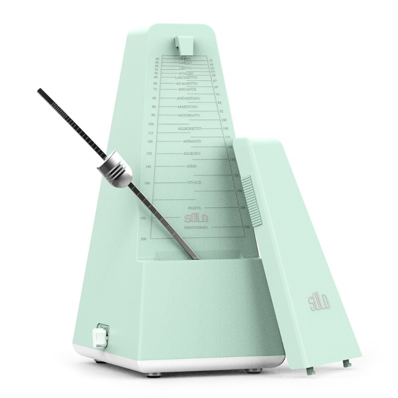 Trapezoid Wind up Mechanical Metronome with Accurate Timing and Tempo for Piano Guitar Drum Violin Musical Instruments: GN