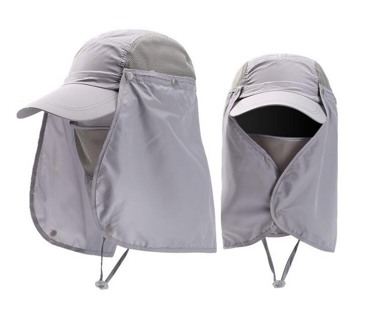 Gorro Unisex para deportes al aire libre, pesca, senderismo, protección UV, cara, cuello, solapa, para el sol: 7