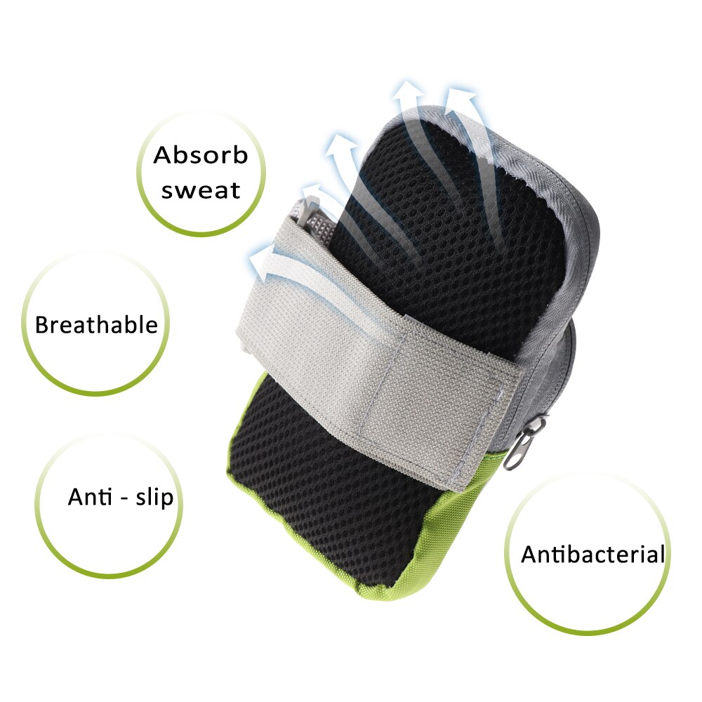 Sport hardlooparmband tas hoes hardlooparmband universele waterdichte sport mobiele telefoonhouder