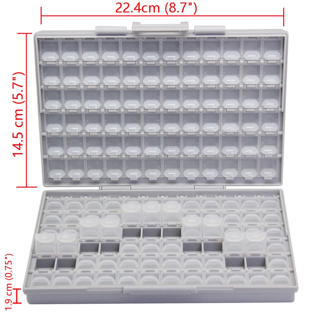 AideTek SMD storage SMT resistor capacitor Electronics Storage Cases Organizers plastic BOXALL
