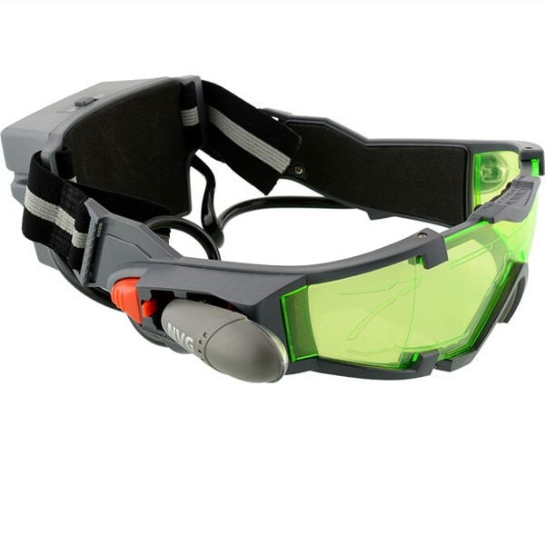 Nattesynsbriller linse justerbar elastisk natbriller øjenskærm verden over grøn beskyttelsesbrille