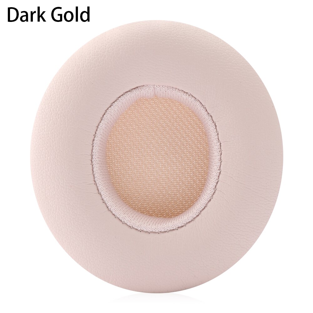 Voor Beats Solo 3 2 Draadloze Oorbeschermers Hoofdtelefoon Accessoires Ultra-Zachte Spons Oordopjes Oordopjes Vervanging Oorkussens Kussen: dark gold