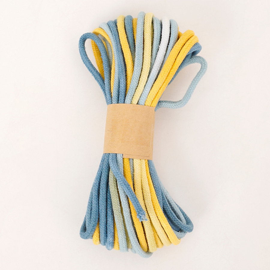 1 szt. 3mm Gruby Gradientowy Tęczowy Sznurek Bawełniany 10M Kolorowy Pleciony Sznurek robić DIY Biżuterii Makramy Bransolet Naszyjników i Rękodzieła: Miedzi