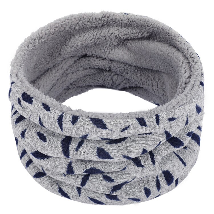 hiver en peluche foulards pour enfants anneau foulards garçon fille foulard épais cou porter accessoires enfants col en laine écharpe: C12