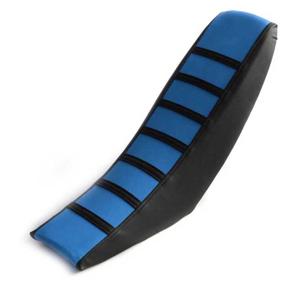 Motocicleta listrado macio-grip gripper macio capa de assento de borracha para yamaha yz yzf wr ttr 125 250 400 450 426 yz250f wr450f: Blue