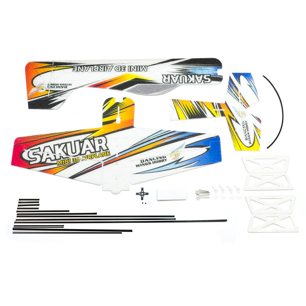 Park RC Airplane Kit 420mm Wingspan Toy Mini 3D Sakura Electric 4CH Brithday Aerobatic Fly Indoor Outdoor DIY EPP Foam