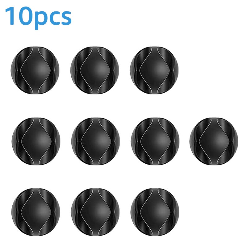 IBudim Organizer do kabli kabel silikonowy nawijacz do pulpitu kabel ścienny klipy do komputera drut klawiatura z myszką słuchawki: 2Channel-10pcs