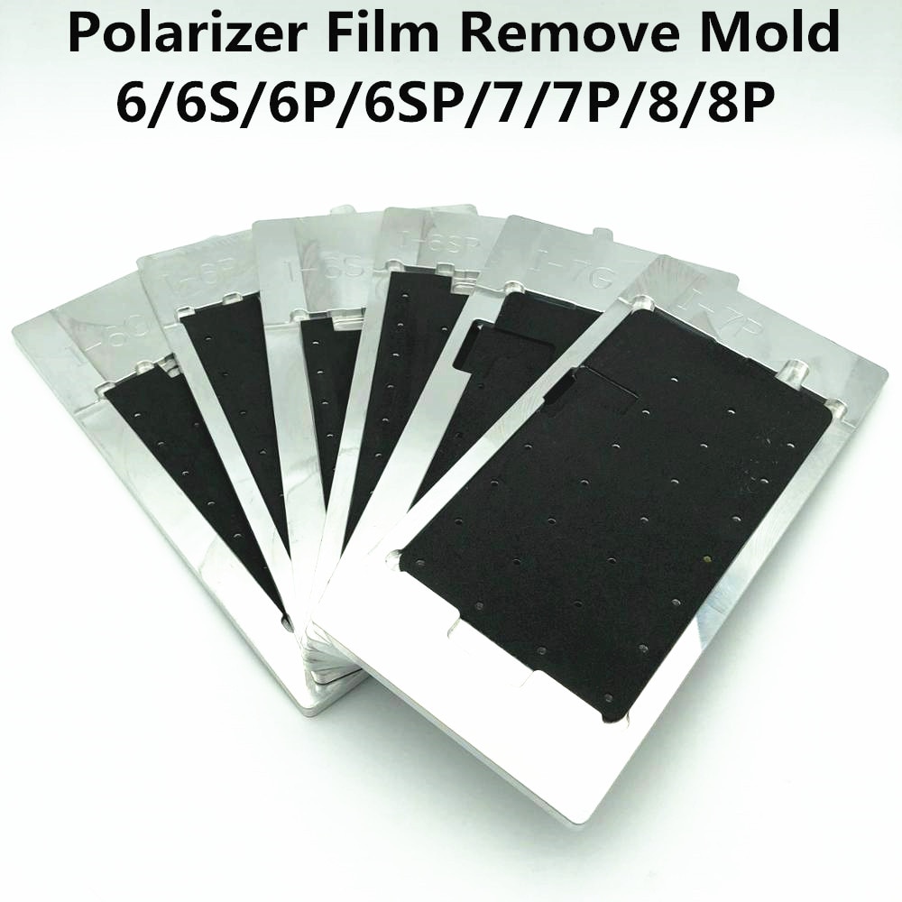 Polarisator Film Verwijderen Mold Voor Ip 6 6S 6P 6SP 7 7P 8 8P Digitizer Screen adsorptie Positionering Verwarming Polarisator Scheiden