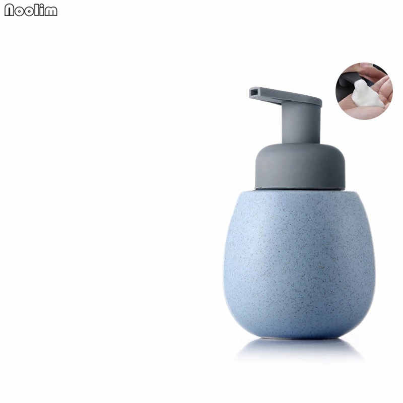 Keramisk pressetype sæbedispenser sfærisk håndsæbe lotion flaske sanitizer emulsion separat flaske til køkken badeværelse: G