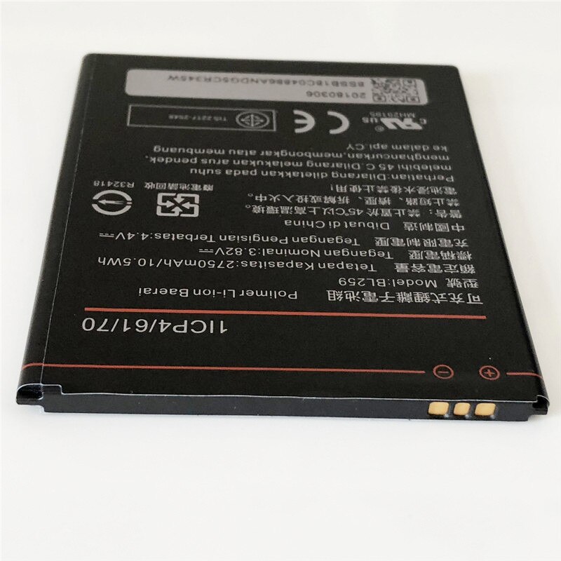 3,82 V 2750mAh BL259 Für Lenovo Vibe C2 K10a40 аккумулятор Batterie Bateria Batteria batterij Batteri Batterie