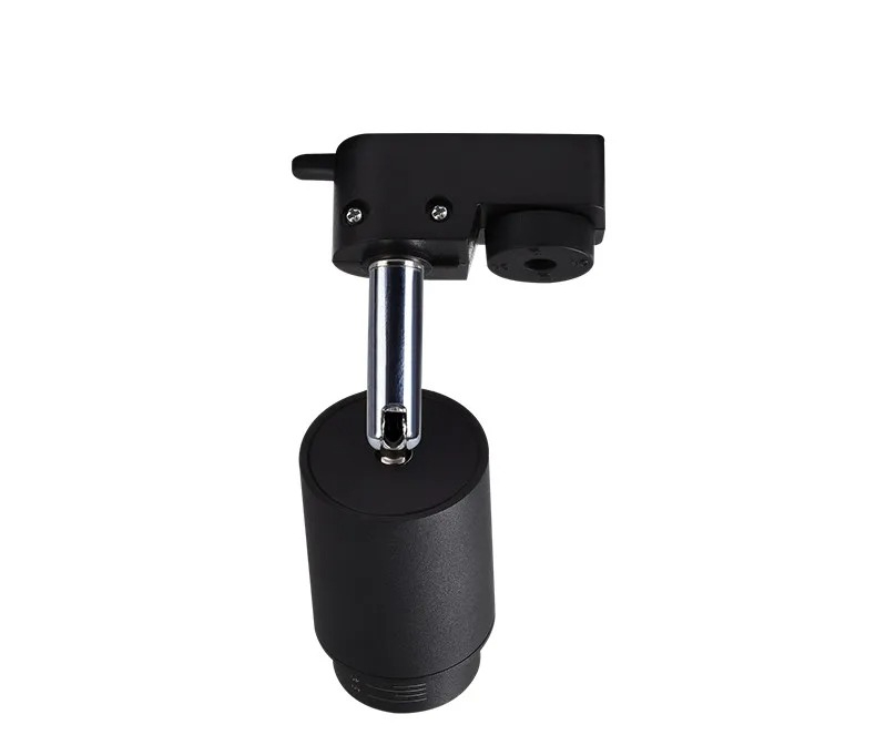 Led pista de luz lâmpada do teto luminária pista iluminação ferroviário luzes ponto led pista ferroviário holofotes loja roupas iluminação para casa: orange / 7 W / Preto