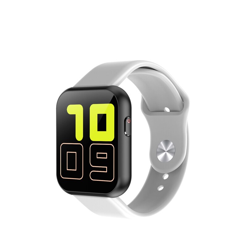Relojes de inteligentes para mujer, rastreador de ejercicios completamente táctil, resistente al agua, Monitor de ritmo cardíaco, X6 Pro, VS Y68 iwo 12: White