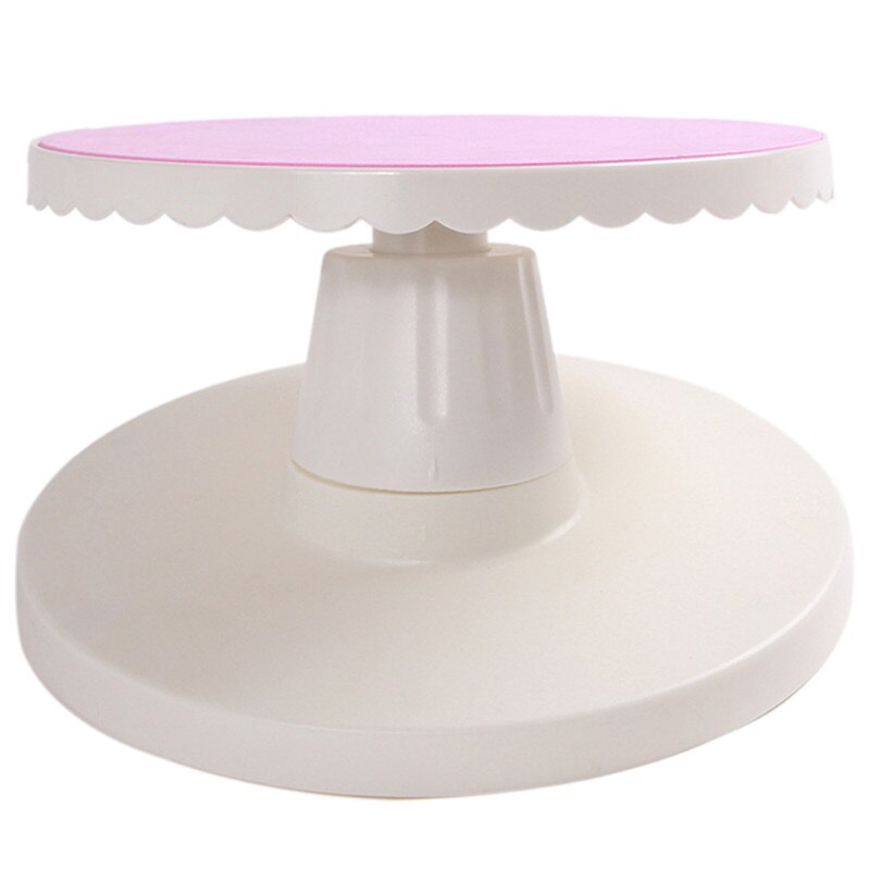 Cake Decorating Base Turntable Platform Round Rotating 360 degrees Revolving Cakes Stand Sugar craft Swivel Plate Baking Tools