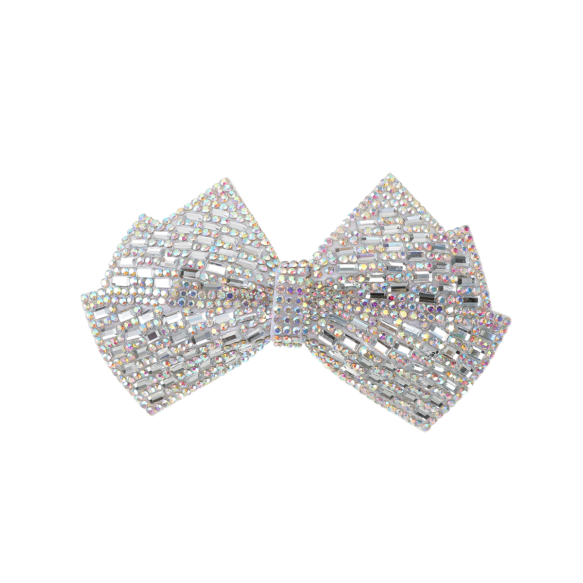 Voller Diamant Haarnadel Schleife Haarschmuck Damen High-End Haarnadel Luxus Strass Temperament Haarspangen High-End Promi-Stil: Rosa