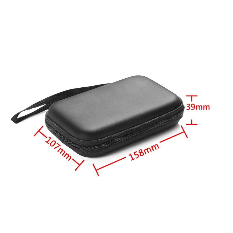 Harde Eva Reizen Draagtas Voor Xiaomi Pocket Printer Instant Photo Print Digitale Camera Beschermende Tas Zwart