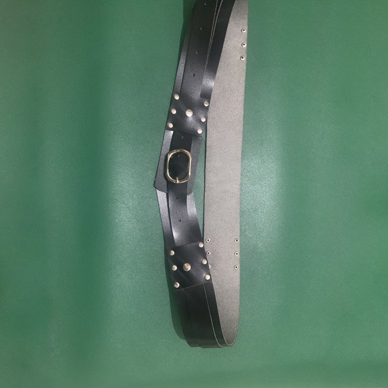 Medieval Renaissance Double Layered Warrior Hero Belt For Dagorhir Battle Games Larp Viking Costume Cosplay Accessory Men Women