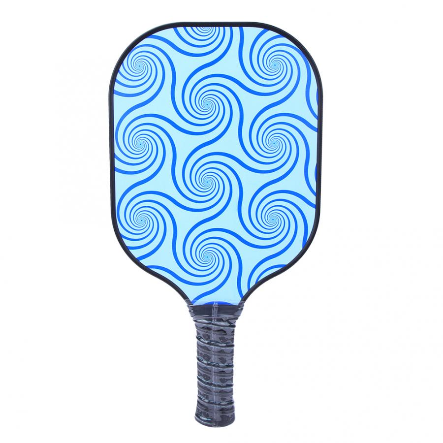 Portable Pickleball Paddle PE Cricket Ball Lightweight Carbon Fiber Pickleball Paddle Game Training Sport Equipment: Blue 1