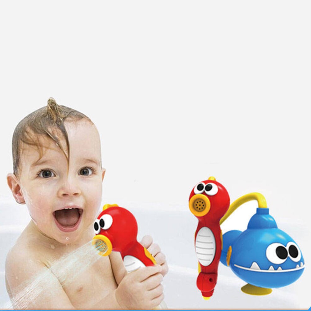 Baby badspeelgoed elektrisch zeepaardje walvis watersproeier douche speelgoed badsproeier waterpomp gereedschap dieren bad zwemmen water speelgoed  #10