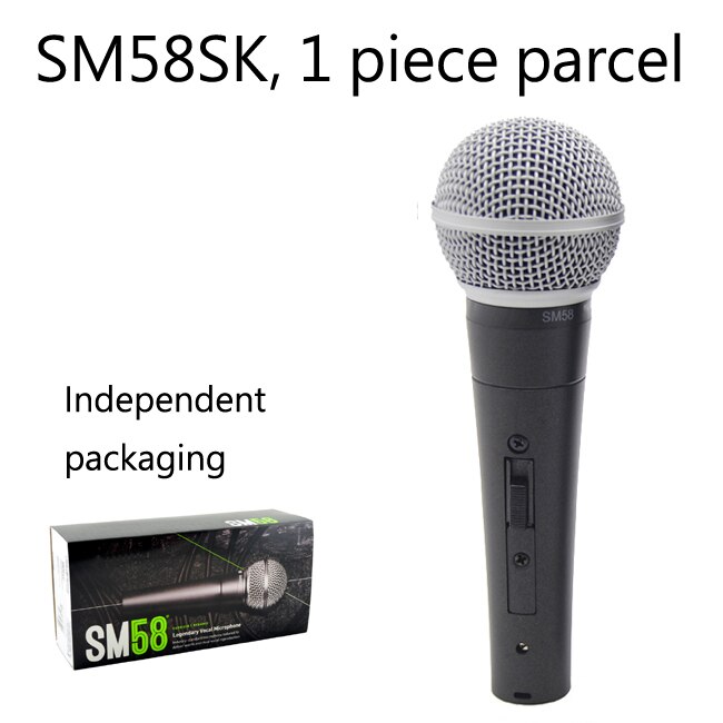 , SM 57 unidirectional cardioid dynamic precision tom snare drum kit instrument wired sm57 microphone: 1pc SM58SK