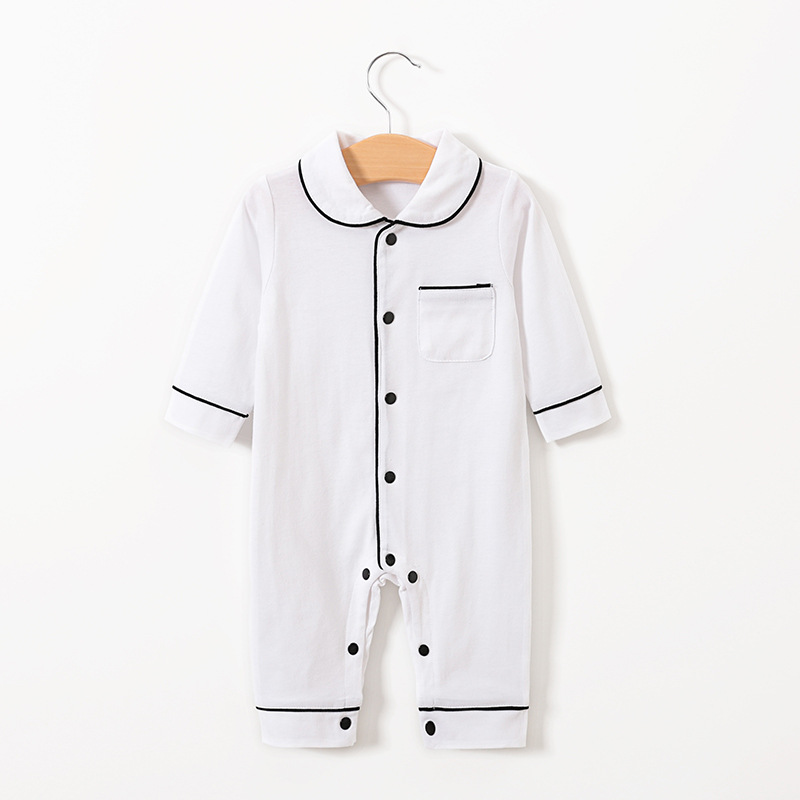 Baby Baby Jongens Kleding Volledige Mouw Solid Rompertjes Katoen 100% Casual Nachtkleding Peuter Pasgeboren Kleding Gewaden 0-24M