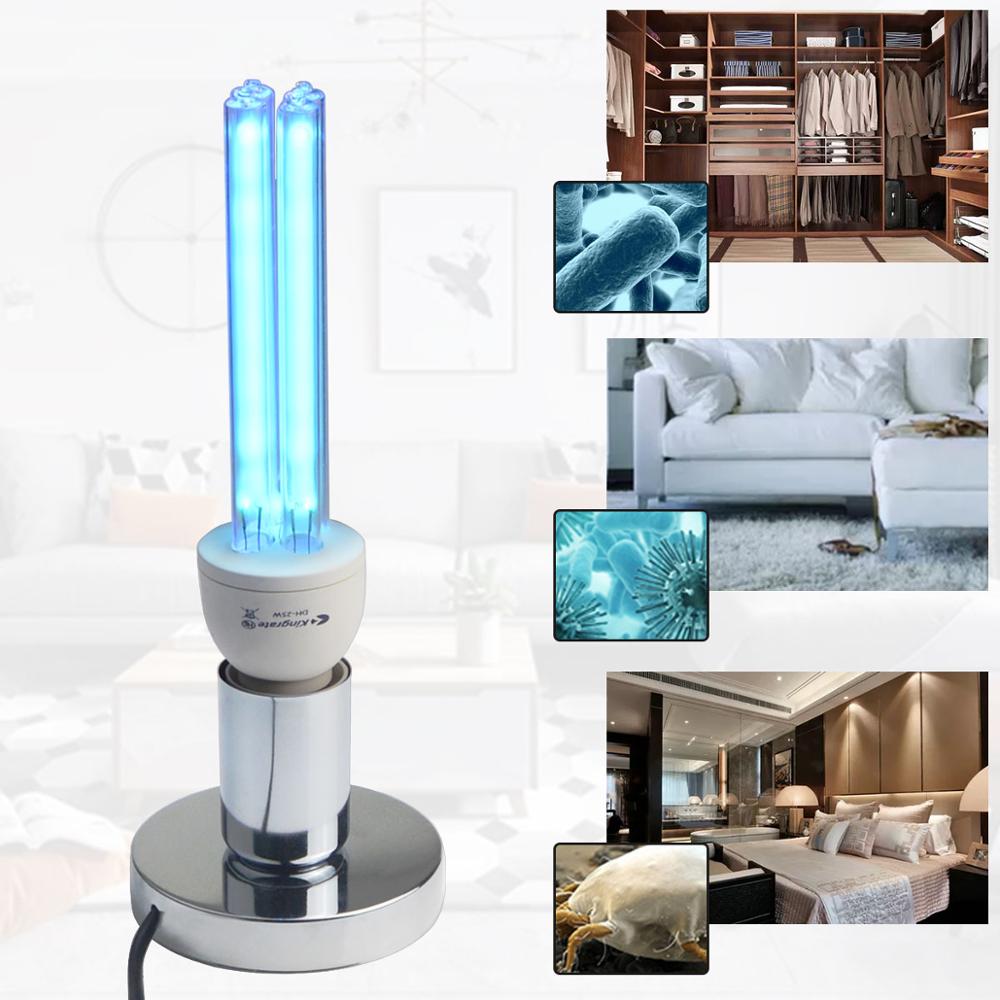 Lámpara de cuarzo UVC para desinfección hogar lámpara UV 220V 110V lámpara bactericida lámpara germicida E27 baño lámpara antibacteriana