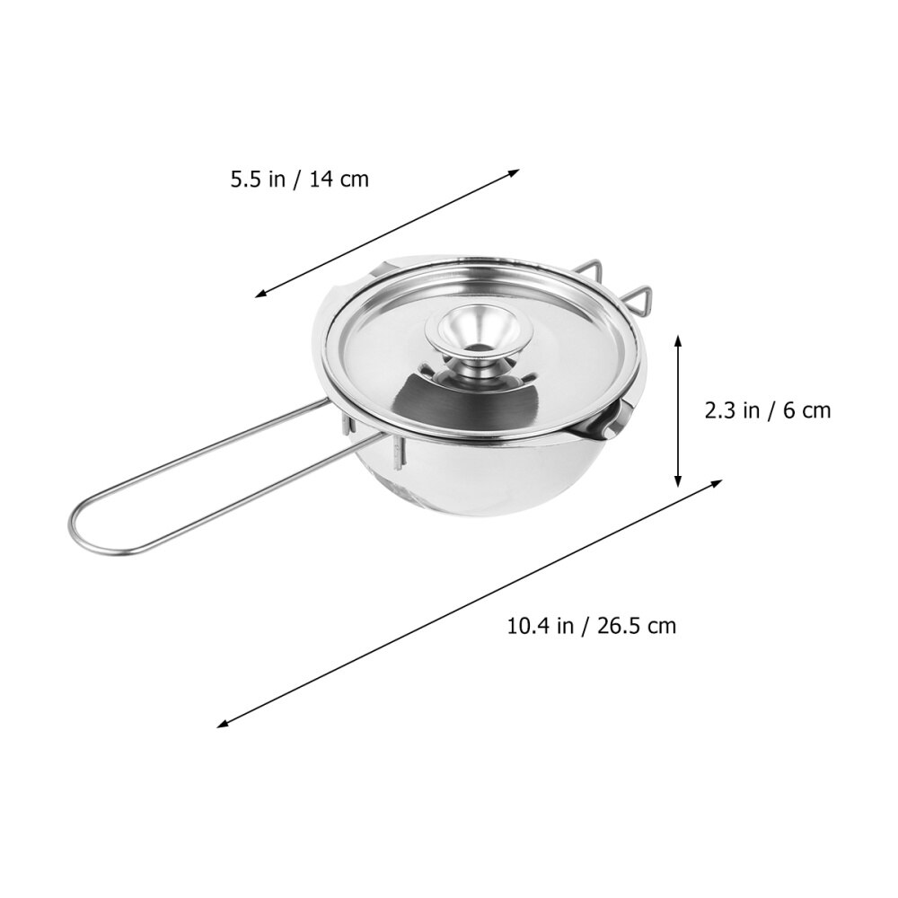 1pc Stainless Steel Chocolate Melt Pan Durable Baking Pan Butter Melt Bowl