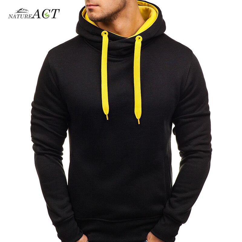 Männer Sport Hoodies Sweatshirts Beiläufige Hoodies Punk Felsen zur Seite fahren Vorderseite Tasche Streetwear Trainingsanzug Kordelzug Hoody: Schwarz / XL