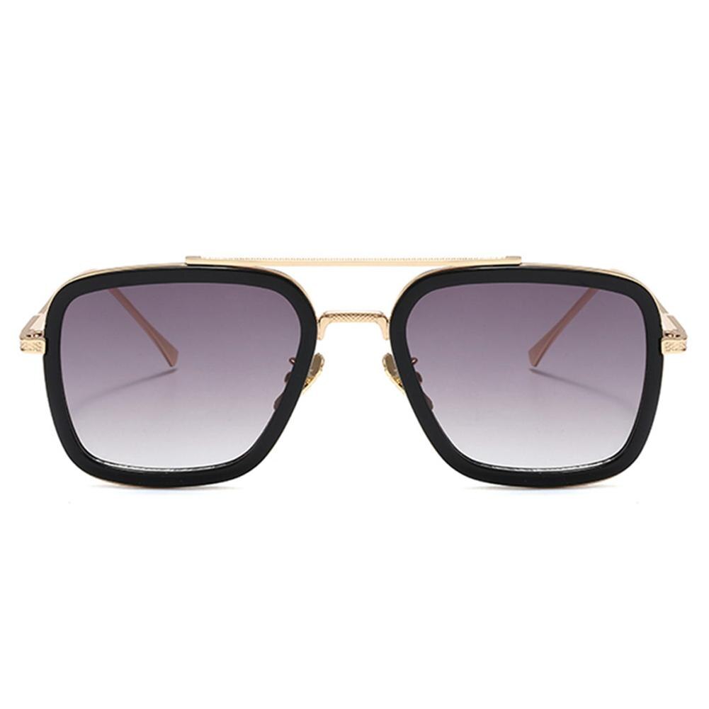 Gafas de sol UV400, lentes de sol cuadradas polarizadas clásicas para conducción deportiva, luz antipolarizada, rayos ultravioleta, para , Universal: 08