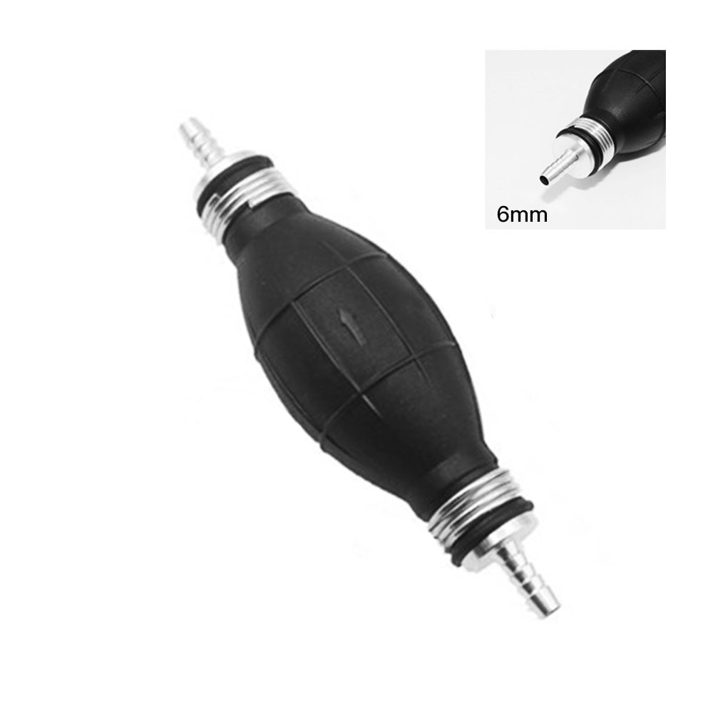 Fuel Pump 6mm 8mm 10mm 12mm Rubber Aluminum Hand Fuel Pump Line Hand Primer Bulb All Fuels For Vehicle Boat Marine Outboard