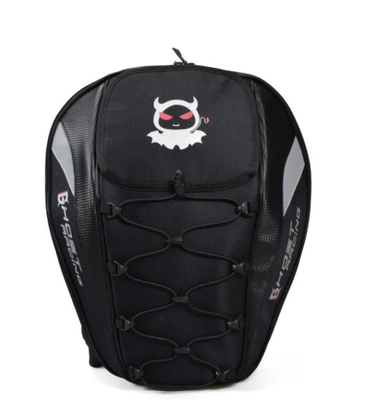 Motorcycle tail bag rear seat bag backpack knight helmet locomotive riding multi-function bag