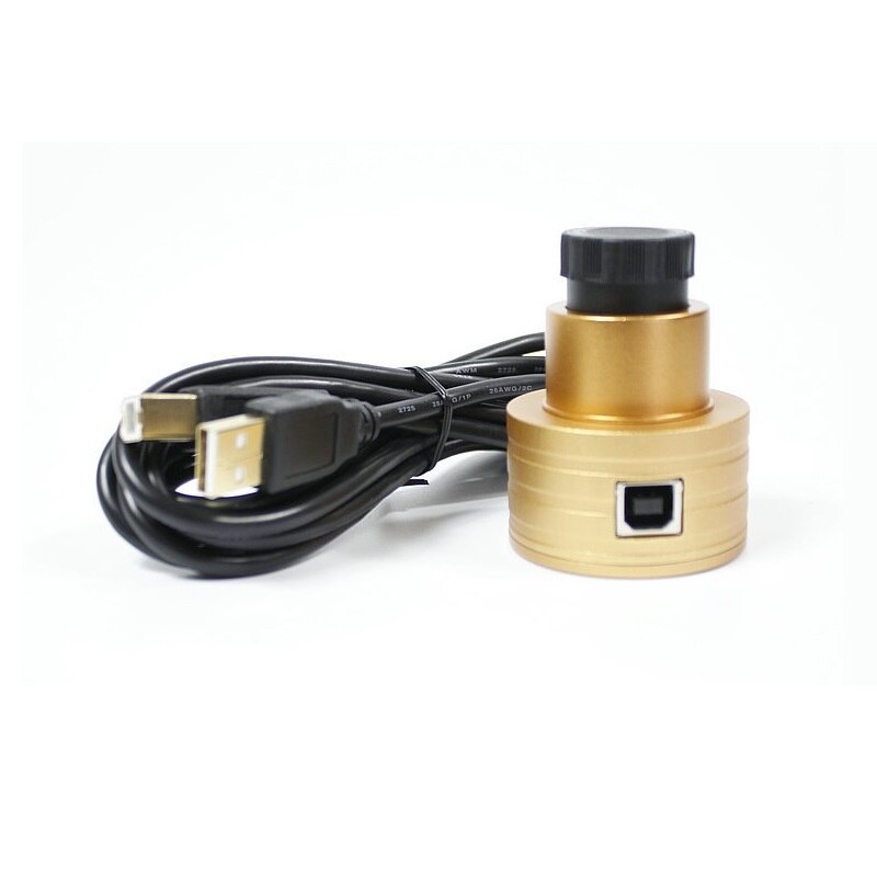 2MP USB Digital Eyepiece Camera Lens Electronic Ocular for Photography Astronomic Telescope Microscope 2.0 MP Image Sensor: Gold