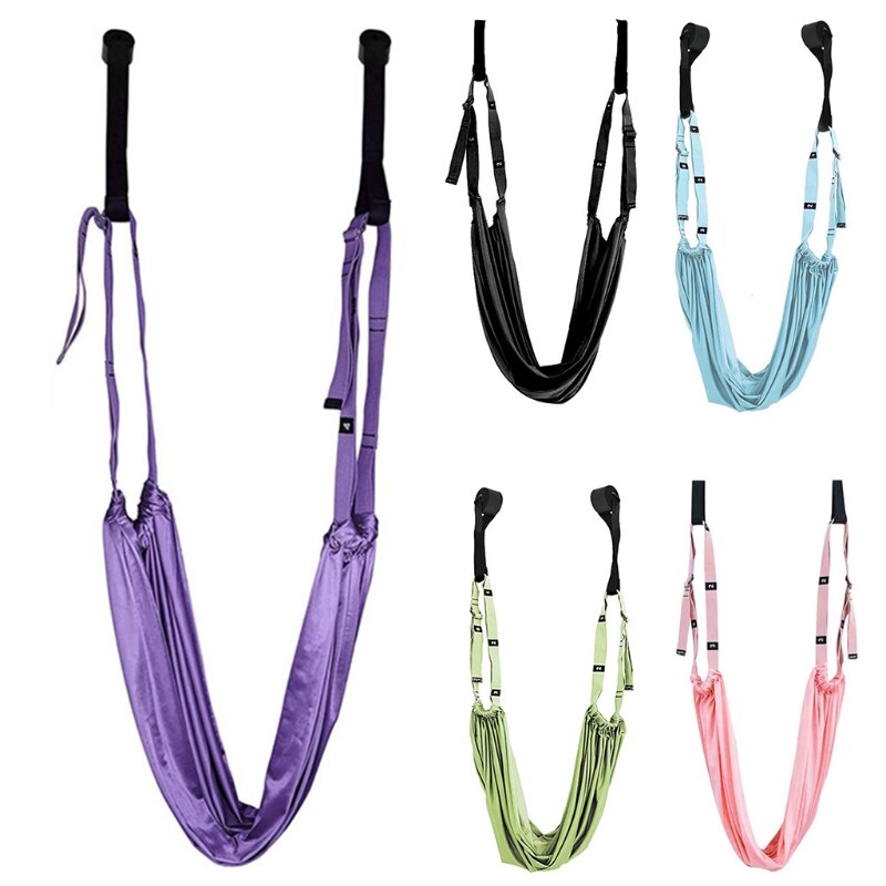 Aerial Yoga Rope Stretch Training Fitness Gym Sport Workout Equipment Yoga Resistance Rubber Bands Fitness Elastic Band