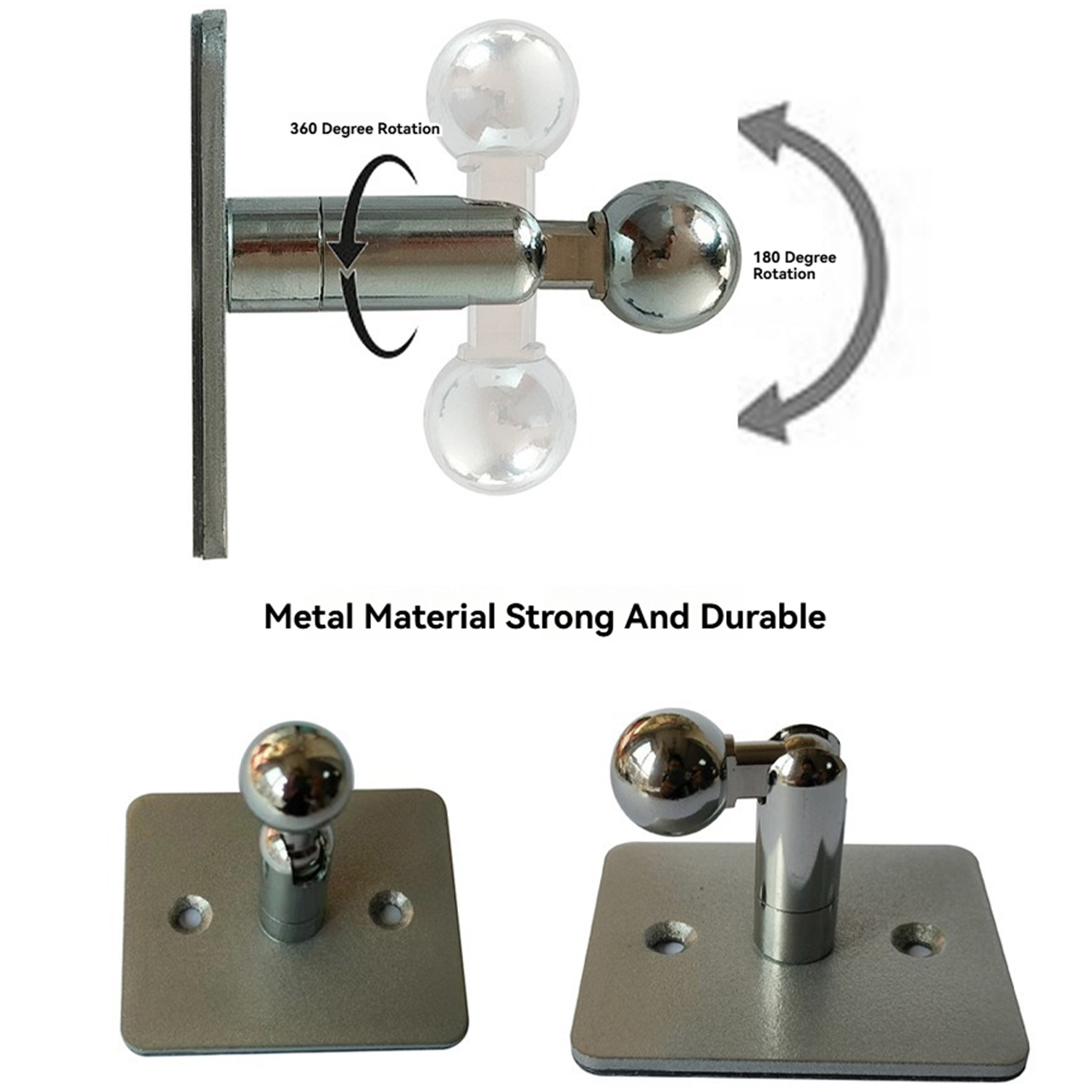 360 ° fleksibel lang lat arm stativholder nettbrett for 7 to 13 tommers ipad veggmontert universalbrakett hjemmekontor tyverisikret vegg
