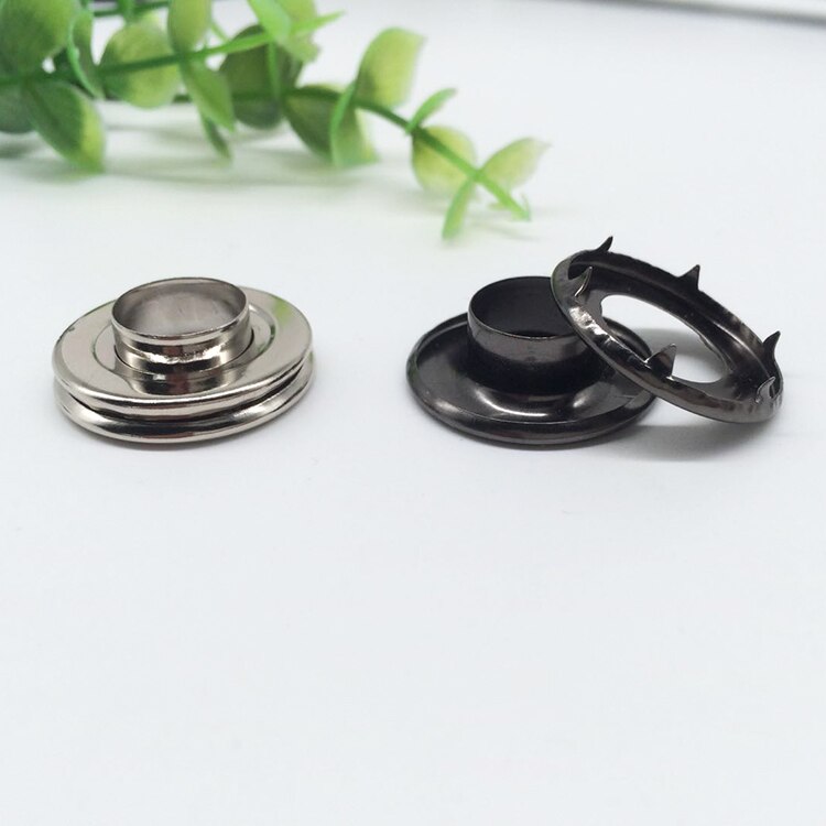 Double Side banner canvas curtain copper eyelet With claw for fabric Canvas Leather Self Backing Screw Purse Buckle