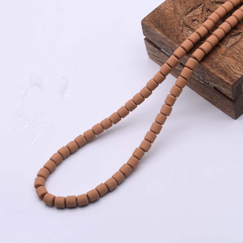 6mm Polymer Clay Tube Beads Loose Spacers Beads for Jewelry Making DIY Findings Bracelet Necklace Accessory