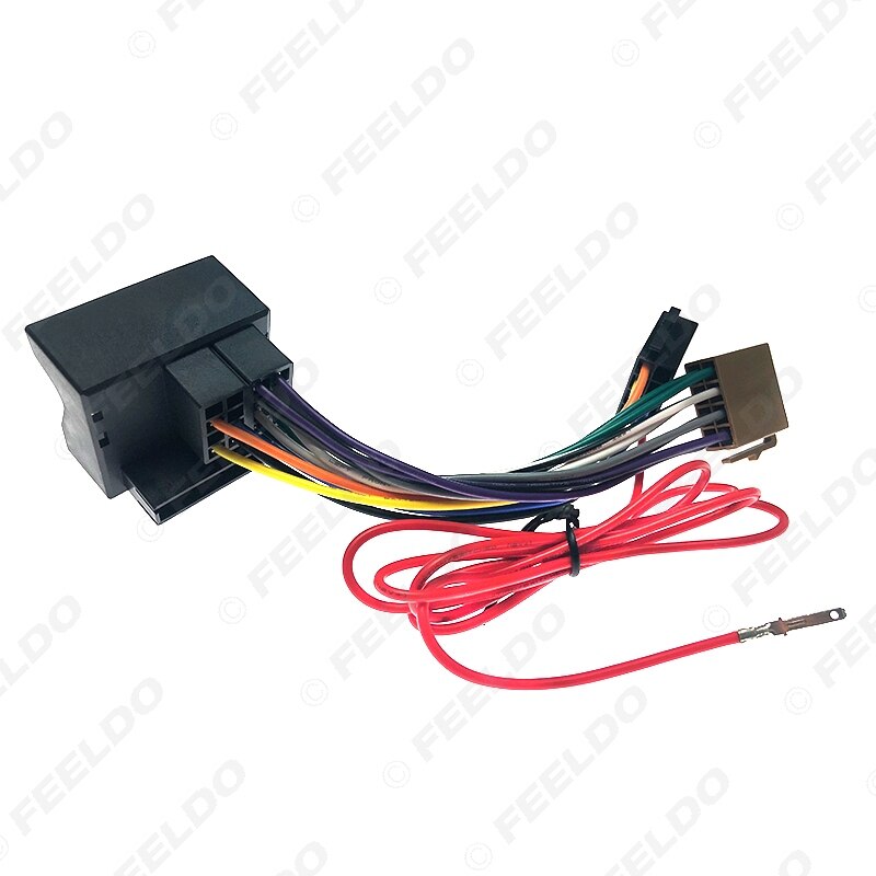 Feeldo bil stereo lyd iso ledningsnet kabel til peugeot 207 307 307cc 407 til citroen  c2 c5 radio antenne wire adapter