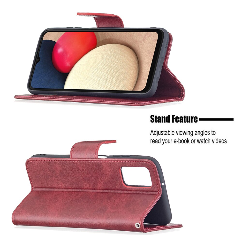 Coque de téléphone à rabat en cuir, étui pour Samsung Galaxy A03S A0 3 S SM-A037F