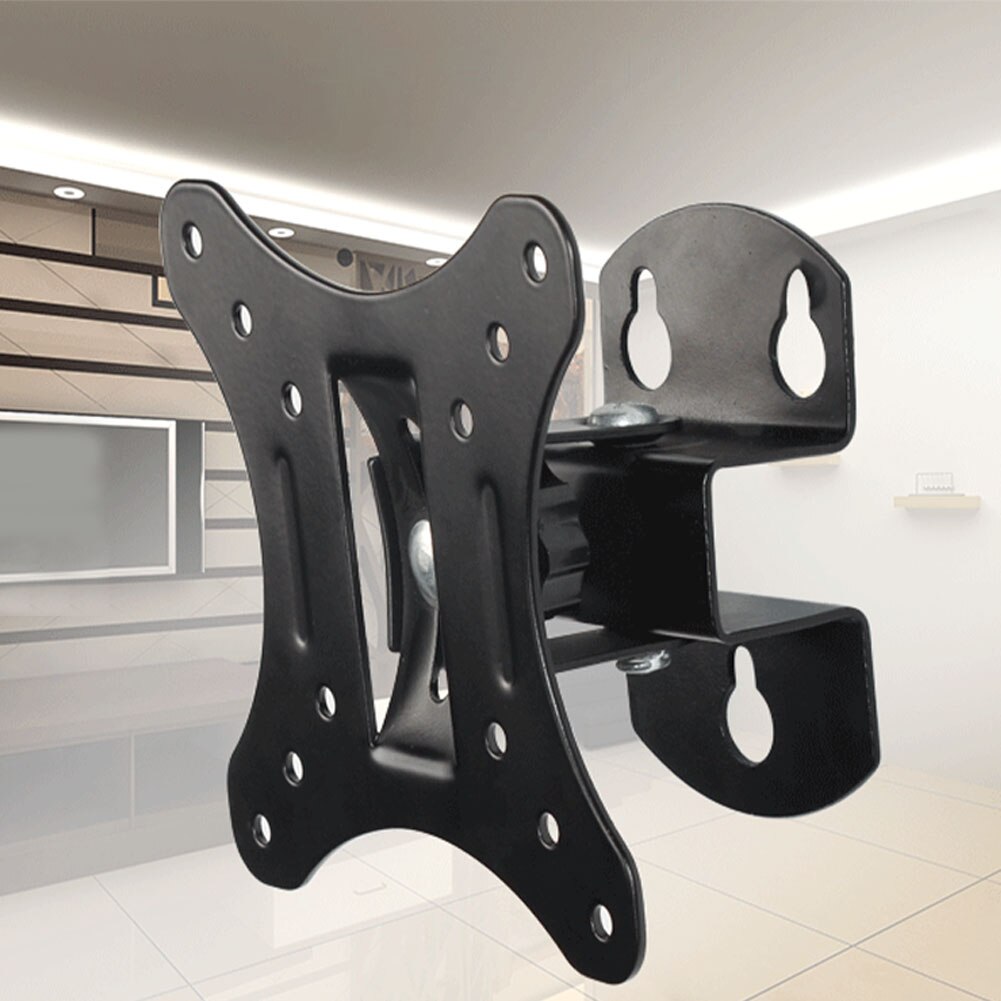 TV Bracket Living Room 12-26inch Hanging Home Stable Monitor Stand Tilt Swivel Wall Mount Universal Adjustable Steel