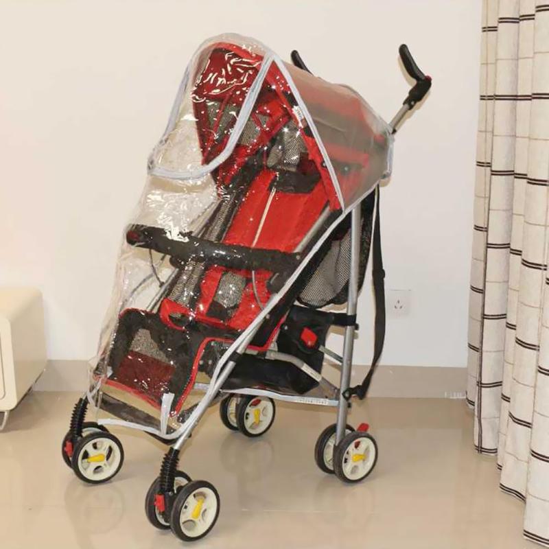 Leichte Kinderwagen Kinderwagen Zubehör Regen Abdeckung Wind Staub Schild Regenmantel Notwendig Baby draussen Kinderwagen Spielereien