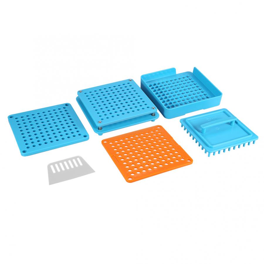 Capsule Manual Machine 100 Holes Capsule Powder Filler Plate Filling Manual Machine Tool(0#): 00