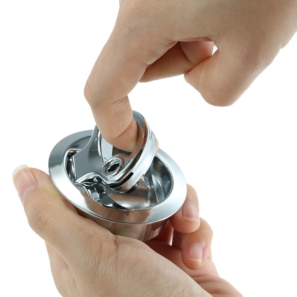 Flush Pull Slam Latch Hatch with RV Door Lock 1/2 Inch Door for RV Marine Boat Suitable